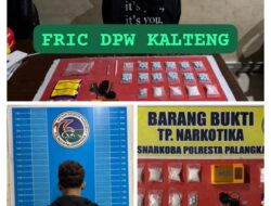 Ringkus Terduga Pengedar, Satresnarkoba Polresta Palangka Raya Amankan 40,38 Gram Sabu dan 117 Butir Ekstasi