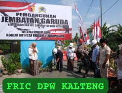 Kenduri Dan Tanda Mulai Pembangunan Jembatan Garuda Di Kelurahan Sananwetan Kota Blitar