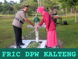 Sambut Hari Bhayangkara ke-80, Kapolresta Palangka Raya Hadiri Upacara Ziarah di TMP Sanaman Lampang