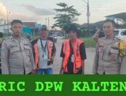 Patroli di Area Pasar, Polsek Pahandut Imbau Masyarakat Waspada Kriminalitas dan Premanisme