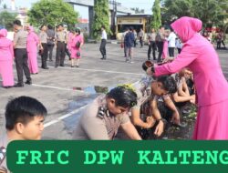 Kapolresta Palangka Raya Pimpin Apel Kenaikan Pangkat 41 Personel