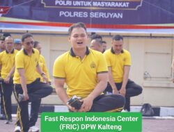 JAGA KEBUGARAN DAN SOLIDITAS, POLRES SERUYAN GELAR OLAHRAGA BERSAMA SELURUH PERSONEL