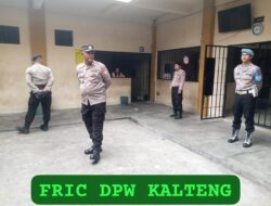 Rutin Awasi Rutan, Pamapta I SPKT Polresta Palangka Raya Pastikan Tahanan tetap Aman dan Sehat