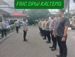Jaga Kesiapsiagaan Pelayanan, Polsek Pahandut Laksanakan Serah Terima Piket Jaga