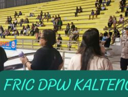Personel Polresta Palangka Raya Amankan Turnamen Bola Voli Kapolda Cup 2026