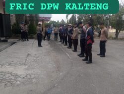 Sebelum ke Lapangan, Polresta Palangka Raya Apelkan Personel KRYD Tanggap Karhutla