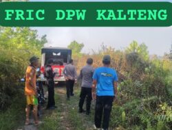Sigap Tangani Karhutla, Kabagops Polresta Palangka Raya Cek Hot Spot di Tjilik Riwut Km. 9