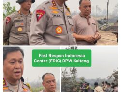 Bersama Aslog Kapolri, Kapolda Kalteng Cek Pemadaman Karhutla dengan Cairan X-Fire