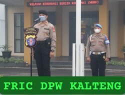 Amanat Apel Pagi, Kasatpamobvit Polresta Palangka Raya Ingatkan Jaga Kesehatan di Tengah Kabut Asap
