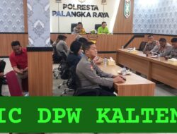 Di Rupatama, Kapolresta Palangka Raya dan Unsur Terkait Ikuti Vicon Anev Penanganan Karhutla Roops Polda Kalteng