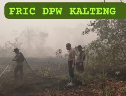 Cegah Api Meluas, Polsek Pahandut Padamkan Karhutla di Bukit Tunggal