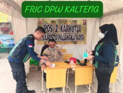 Jaga Kondisi Personel, Tim Kesehatan Polresta Palangka Raya Berikan Layanan di Pos Karhutla